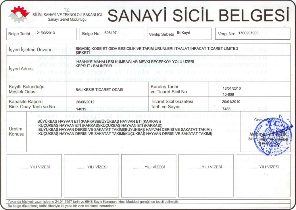 sicil-belgesi